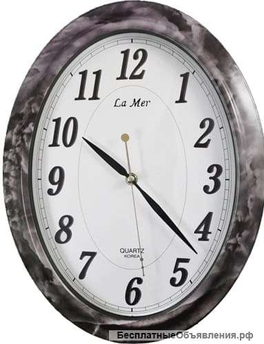 Настенные часы La Mer GD043-Gray