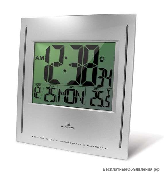 Электронные настенные часы Wendox W7B6B-S