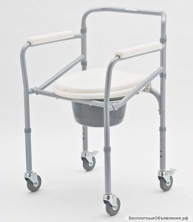 Кресло-коляска для инвалидов с санитарным оснащением FS696 Армед