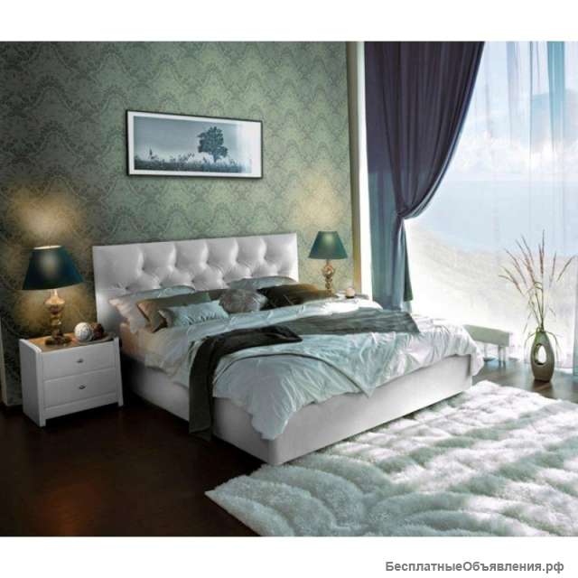 Кровать без основания Askona Marlena Экотекс White 200х180