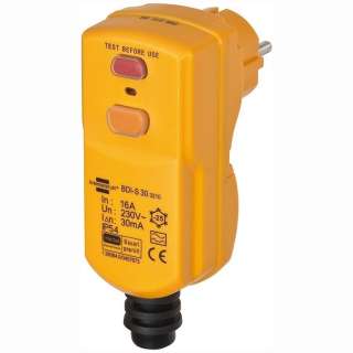 Вилка с УЗО BDI-S 30 IP55 Brennenstuhl 1290670