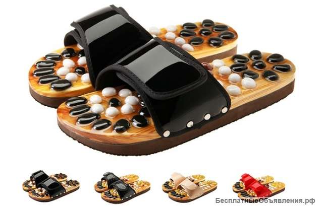Тапочки Casada STEP-STONES черные 44р