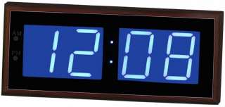 Большие настенные электронные часы Гранат С-4009-Син