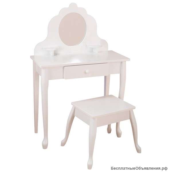 Туалетный столик для девочек Сказка TS-10215А белый