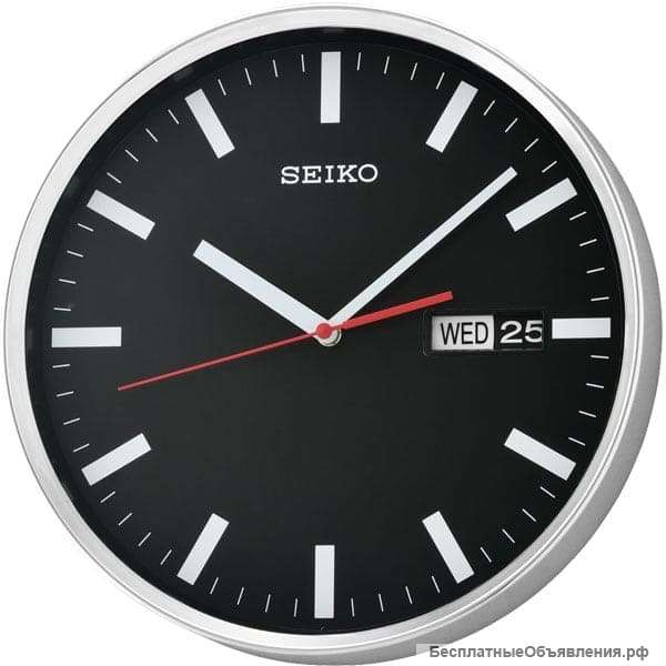 Настенные часы с календарем SEIKO QXF104A