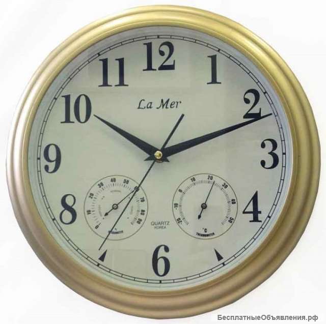 Настенные часы La Mer GD115-Gold