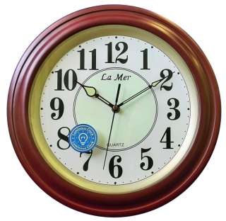 Настенные часы LA MER GD051-1 BRN