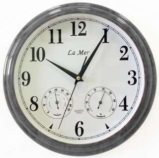 Настенные часы LA MER GD115silver