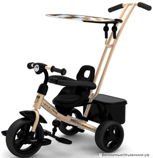 Велосипед VIP Toys Lexus Trike Next Sport бронзовый