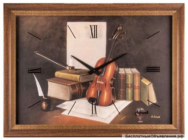 Настенные часы-картина Lowell 11088