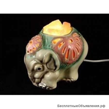 Солевая лампа Эко Плюс Слоник 3-4 кг