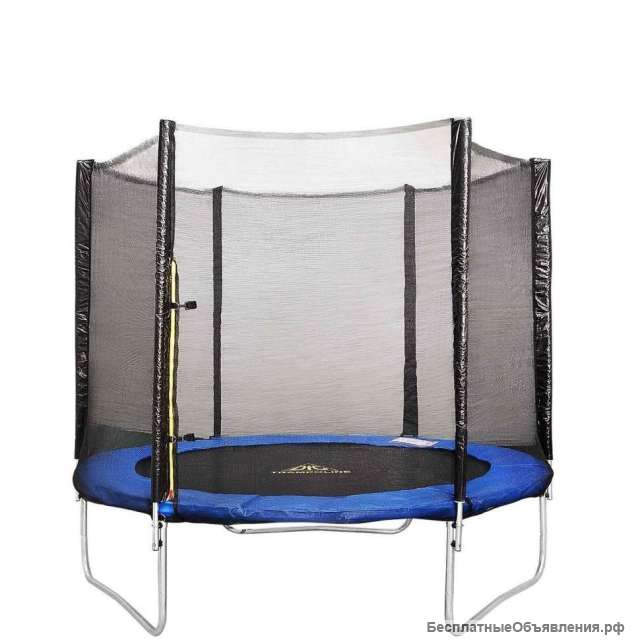 Батут с защитной сеткой DFC Trampoline Fitness 7FT-TR-E