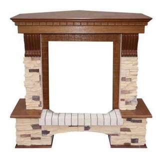 Портал угловой под классический очаг Royal Flame Pierre Luxe (сланец, дуб)