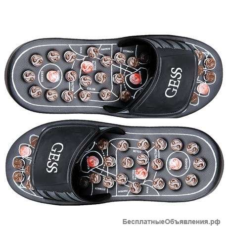 Рефлекторные массажные тапочки Gess uFoot XL