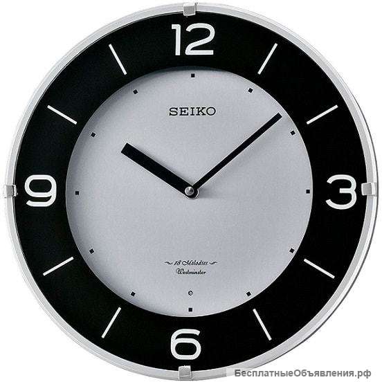 Настенные часы с мелодией Seiko QXM358SN
