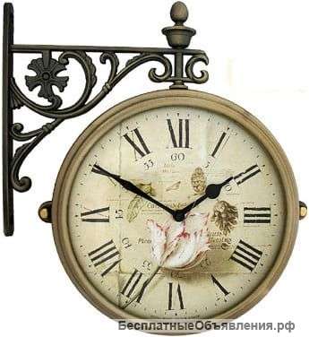 Настенные двусторонние часы B&amp; S М 195-F 9