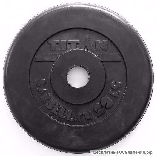 Диск обрезиненный Titan/Мир Титана TP51-20