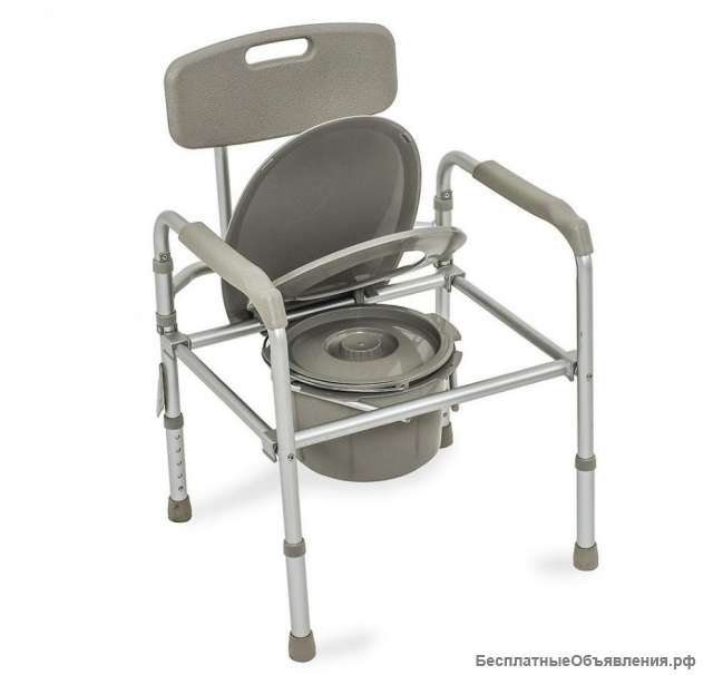 Кресло-туалет складная облегченная модель AMCВ 6808