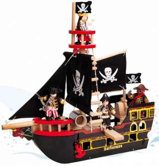 Игровой набор Le Toy Van Пиратский корабль “Барбаросса”