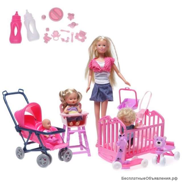 Кукла Simba Штеффи с детьми