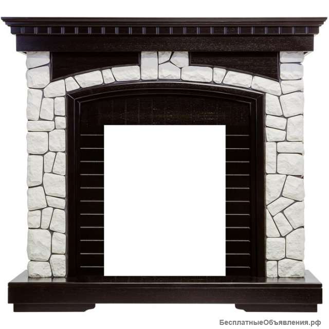 Портал каменный под классический очаг Royal Flame Glasgow (венге)