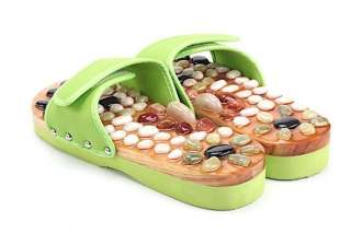 Массажные тапочки Casada Step-Stones (размер L) зеленый