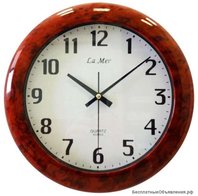 Настенные часы LA MER GD180002BRN