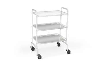 Столик медицинский Belberg sp-1 (3 полки стелко/стекло/сталь)