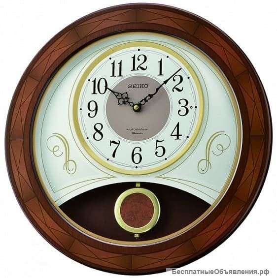 Настенные часы с мелодией Seiko QXM367BN