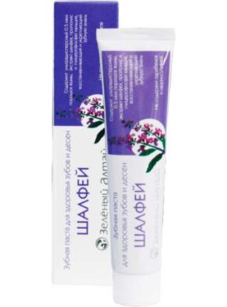 Зубная паста "Шалфей" (с прополисом и минеральным комплексом) 75 мл