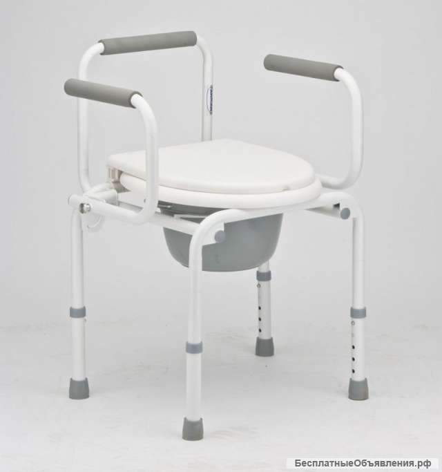 Кресло-туалет FS813 (с откидными подлокотниками), Армед