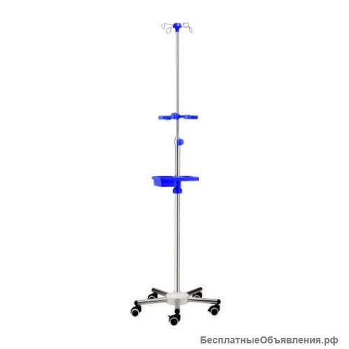 Штатив для вливаний на колесах 004