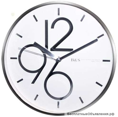 Настенные часы B&amp; S SHC-251 CSP (W)