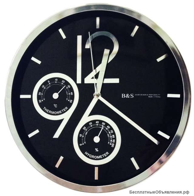 Настенные часы B&amp; S SHC-301 CSP (BL)