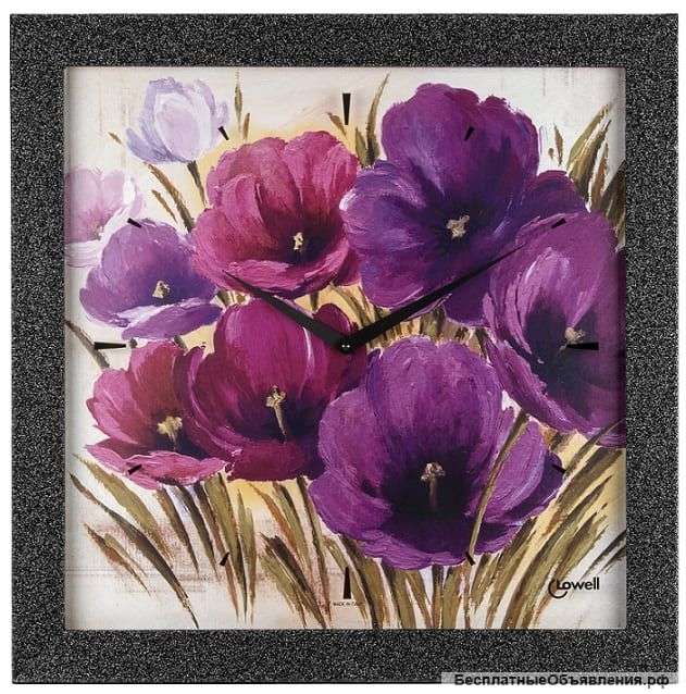 Настенные часы-картина Lowell 11936