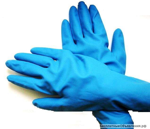 Перчатки латексные