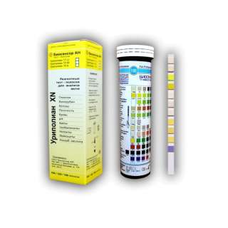 Тест-полоски “Уриполиан 11А” 50 pH + белок в моче
