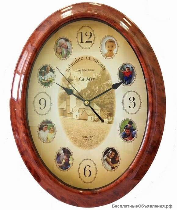 Настенные часы LA MER GM002-BRN