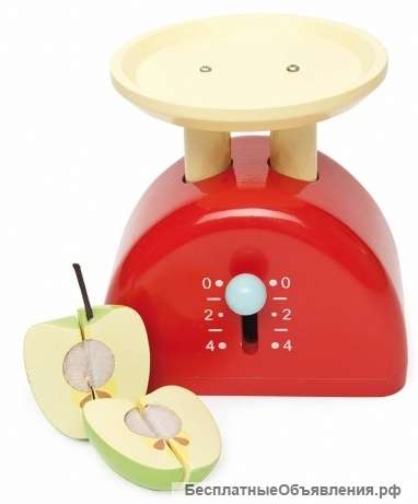 Детский игровой набор Le Toy Van Весы с яблоком