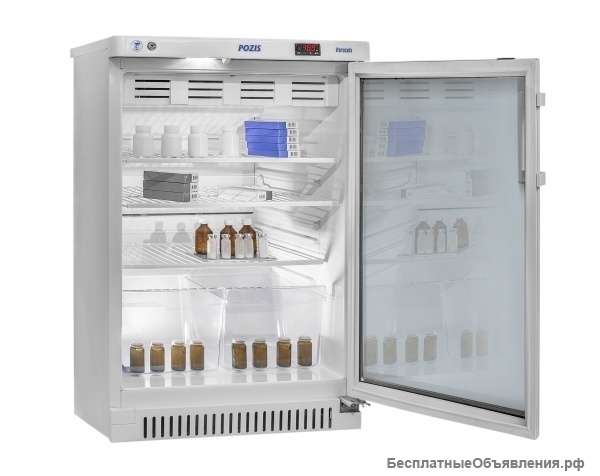 Холодильник фармацевтический Pozis ХФ-140-1 дверь стеклоблок