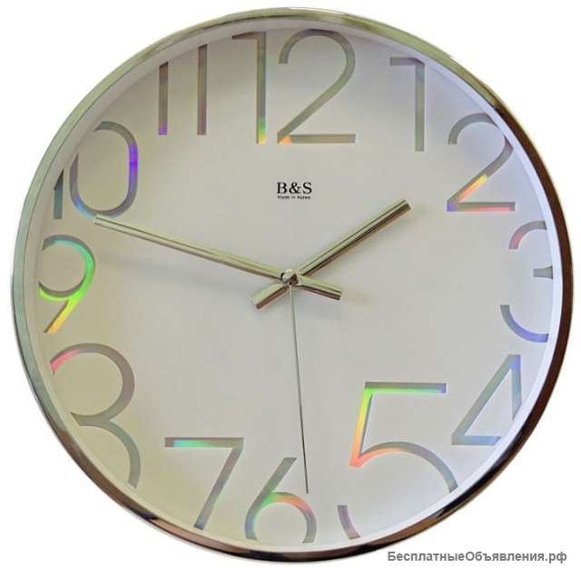 Настенные часы B&amp; S SHC-300 CHA (W)
