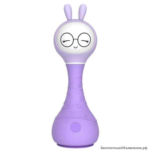 Интерактивная музыкальная игрушка Alilo Зайка R1 фиолетовая