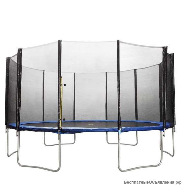 Батут с защитной сеткой DFC Trampoline Fitness 17FT-TR-E