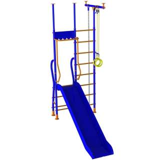 Шведсткая стенка Весёлый непоседа с горкой