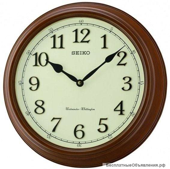 Настенные часы с боем Seiko QXD214BN