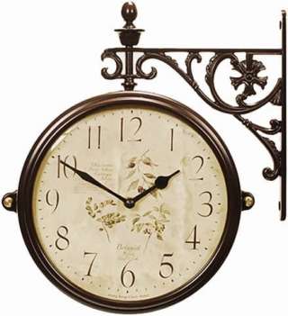 Настенные двусторонние часы B&amp; S М 195 BR-F6 (A)