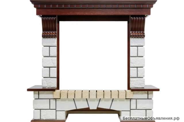 Портал каменный Royal Flame Pierre Luxe под очаг Dioramic 25 FX (темный дуб)