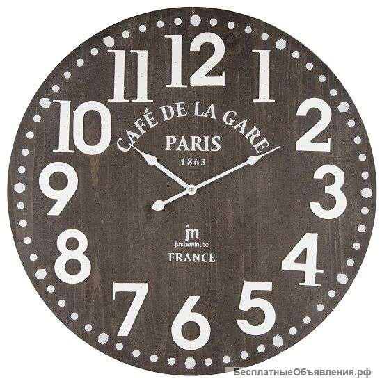 Большие настенные часы Lowell 21461