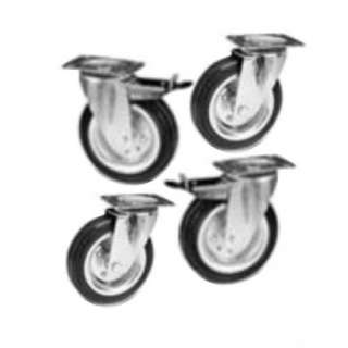 Комплект колес (2 – с тормозом) d 100 мм – комплектующие для кроватей