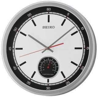 Настенные часы с термометром Seiko QXA696SN